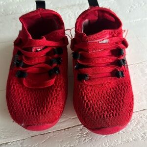 RBX running shoe Size 5 boys, red and black runners